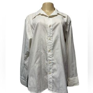 Carbon Men's Classic White Button-Down Shirt